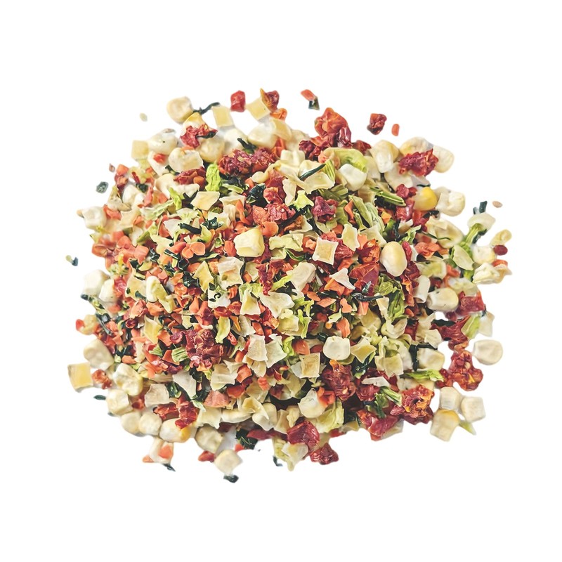 Whitejianpeak Dried Ramen Toppings, 1.1lb/500g Dehydrated Mixed Vegetables