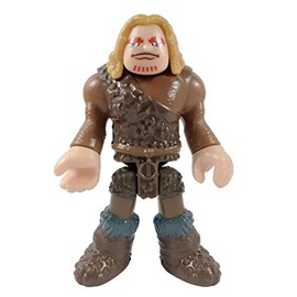 Imaginext Replacement Figure Ultra T-Rex Ice Dinosaur - DYH07 ~ Caveman with Brown Outfit and Blonde Hair