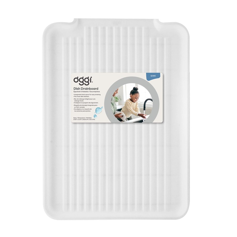OGGI Dish Drain Board & Drying Rack Tray for Kitchen