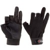 PRO MARINE WPC016-BKRD Mesh Gloves (3 Finger Out) BKRD