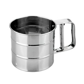 IBILI" Bistrot Flour Sifter, Stainless Steel Silver, 10 x 10 x 17 cm