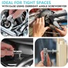 Maven Gifts Mini Ratchet Screwdriver Set with Right Angle &