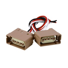 2-Pack Turn Signal Socket Pigtail Connector with Wire Harness Compatible with Ford F-150 F-250 Focus Mustang Lincoln MKZ Navigator Mercury 2003-2019, Replace YF1Z13411CA