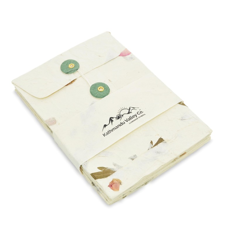 Kathmandu Valley Co. Handmade Lokta Paper Envelope with String-tie Button