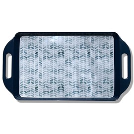 Bowla Melamine Rectangular Serving Tray with Handles (Red), Food Direct Contact, BPA-Free Dishwasher Safe and Environmental Friendly…