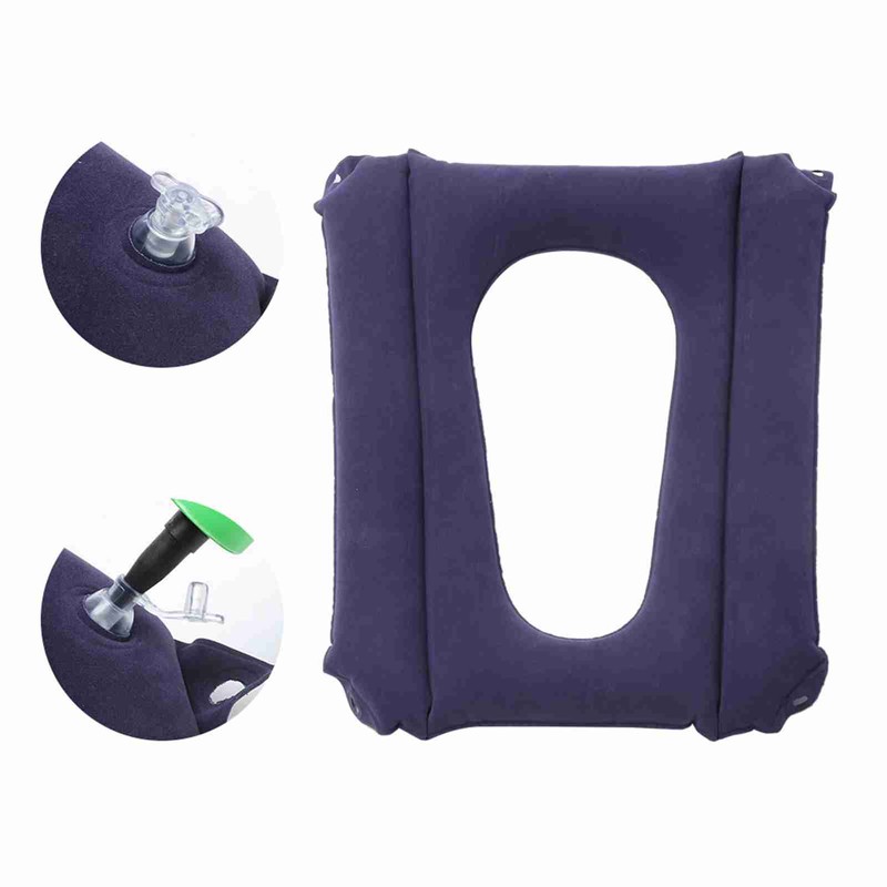 Inflatable Seat Cushion Hip Support Portable Wheelchair Chair Cushion for
