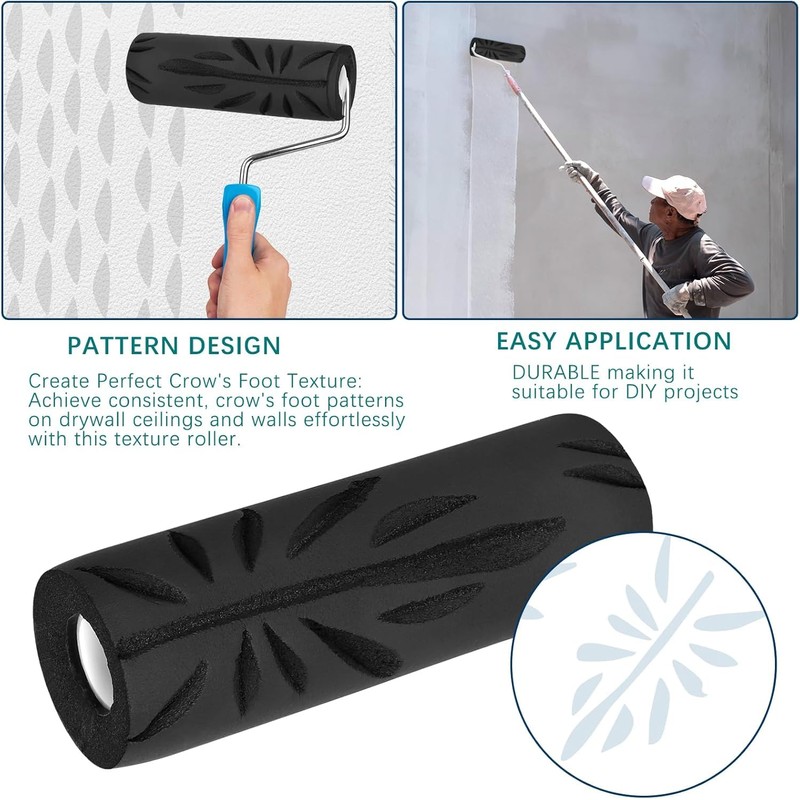 Texture Roller for Making a Textured Ceiling,Decorative Pattern Texture Paint