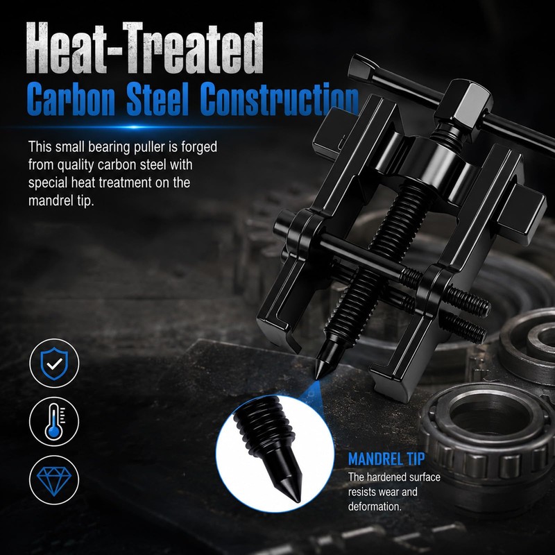 Stacool 2 Inch Two Jaw Gear Puller Tool,Adjustable Carbon Steel