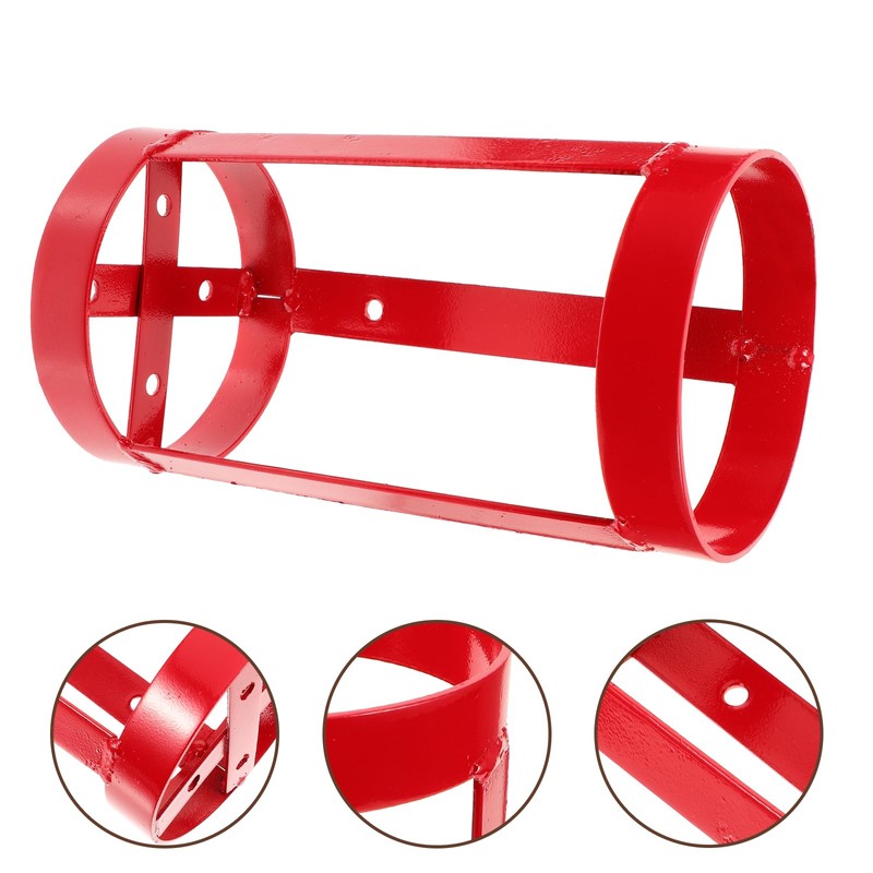 HOMSFOU Metal Holder Stand Extinguisher Base for Office Easy Installation