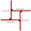 JCFANTS Router Jigs for Cutting Board, Adjustable Square Router Template