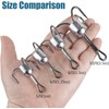 8pcs Snagging Hooks Snagging Weighted Treble Hooks Strong Large Fishing