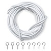 Dikots Net Curtain Wire and Hooks Set - 3 Meter