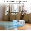 EZ-CHILL 9” Window Fan with Remote Control, 3 Speed Dual