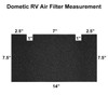 6 Packs RV A/C Replacement Air Filter 14 x 7.5