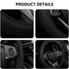 Steering Wheel Covers, Leather Car Steering Wheel Cover 15 Inch,