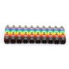 0-9 Coded Clip-On Wire Markers, 6Mm2 Number Tube Wire Number