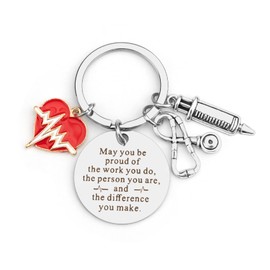 Nurse Keychain Gifts - Medical & Doctor Graduation Gifts for Women, Teachers & Thanksgiving