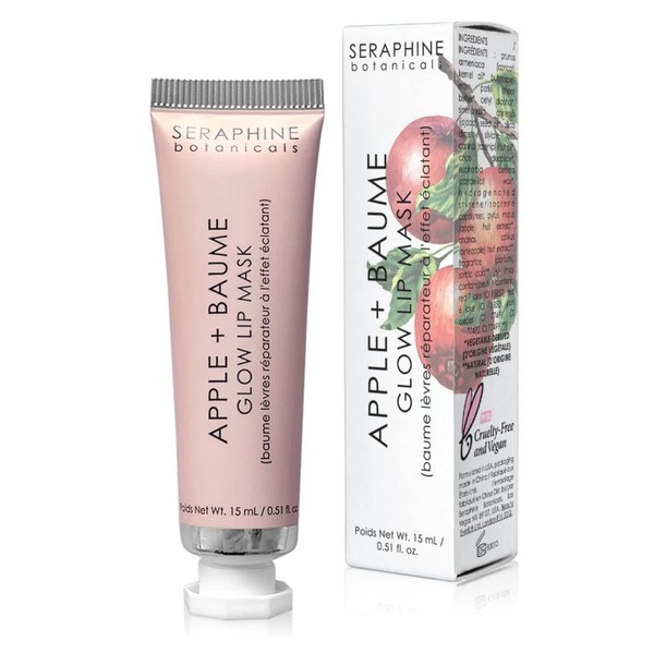 Seraphine Botanicals Apple + Baume - Glow Lip Mask for Intense Hydration 0.51 fl oz