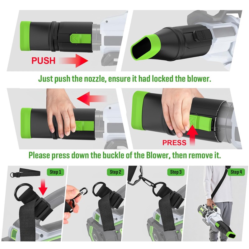 Sealegend Car Drying Nozzle Compatible with EGO Leaf Blower Models