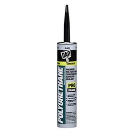 DAP Polyurethane Construction Adhesive and Sealant, 10.1 oz, Black (7079818816)