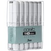 Copic Marker S 12 Piece Toner Gray Set