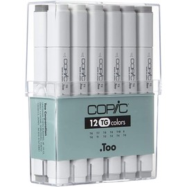 Copic Marker S 12 Piece Toner Gray Set