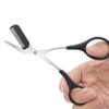 XUJINCN Eyebrow Trimmer Scissors，Eyebrows Scissors with Comb(Detachable)， Eyebrows Grooming Tool