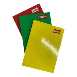 Scribe Cuaderno Forma Francesa Scribe Pasta Dura Cosido 96h Raya