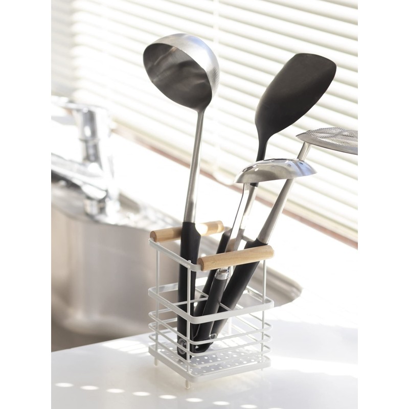 Wahei Freiz RG-0454 Tool Stand, Ladle, Turner, Chopsticks, Prevents Falling,