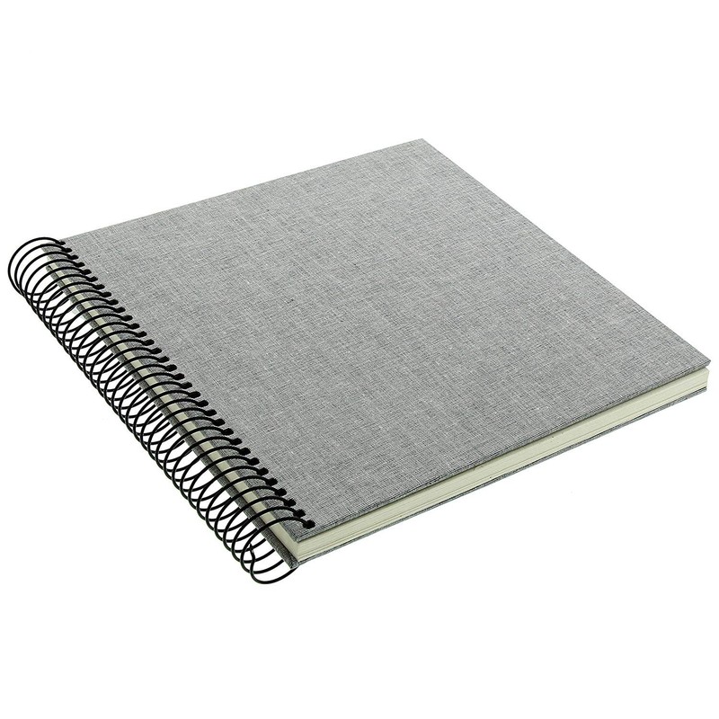 linum photo album 20/20 grey - spiral album