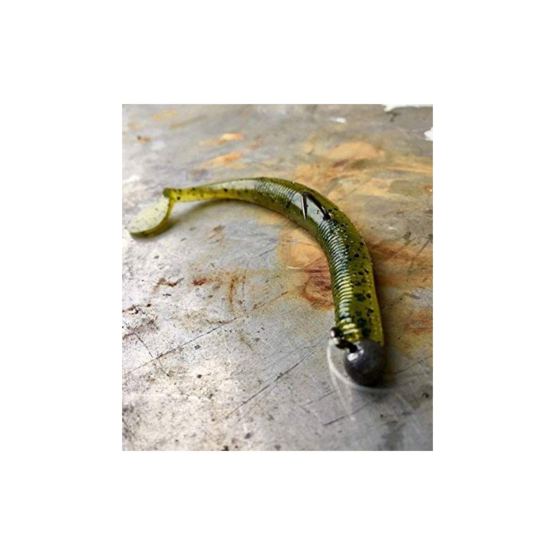 Yum Lures YSMD504 Swim'N Dinger Fishing Bait, June Bug, 5"