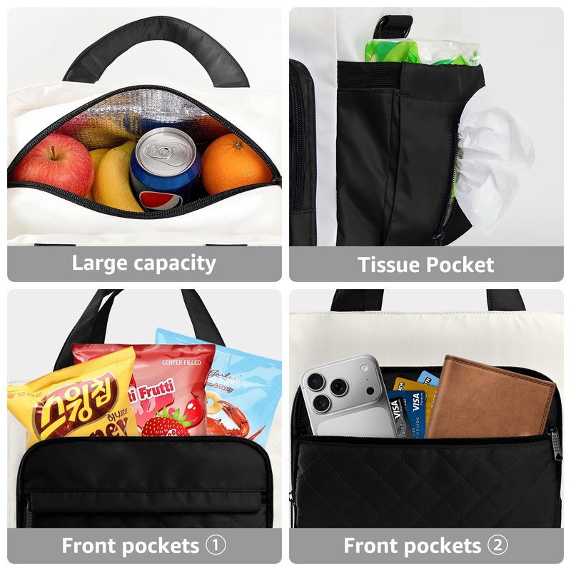 Women's Insulated Lunch Box Bag - Stylish Tote Design, Leakproof