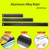20 cm Aluminium Alloy Ruler, Stainless Steel Ruler for Measurement,