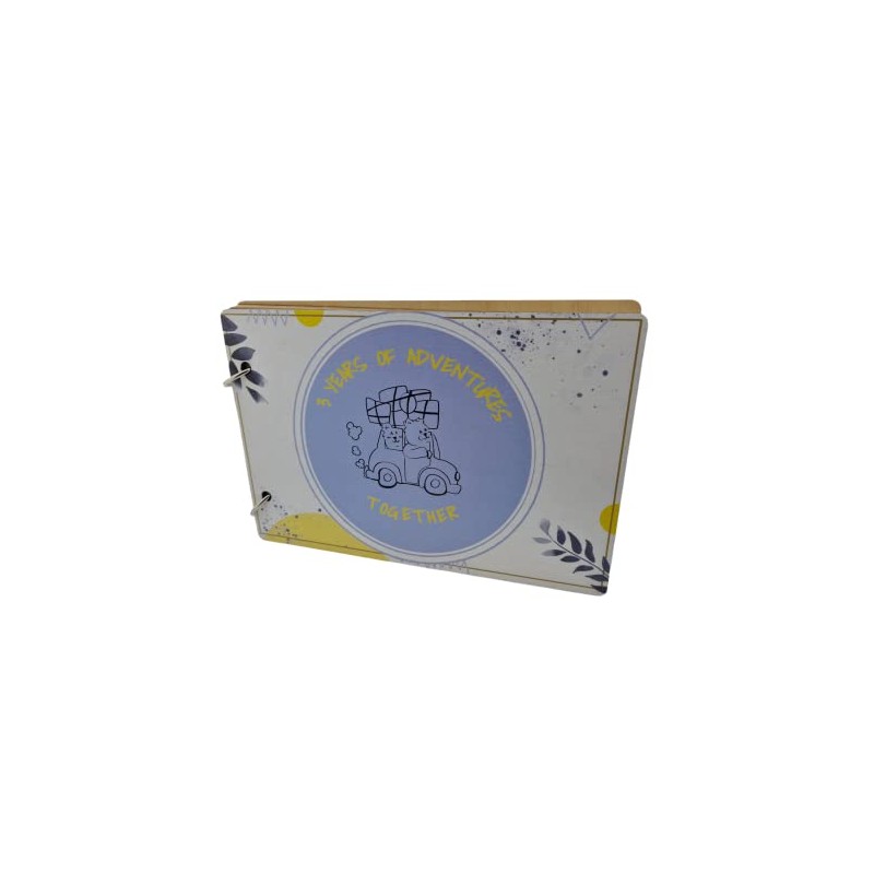 3 Years of Adventures Together - 3rd Wedding Anniversary Scrapbook