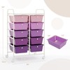 RELAX4LIFE 10-Drawer Rolling Storage Cart - Mobile Craft Art Supply