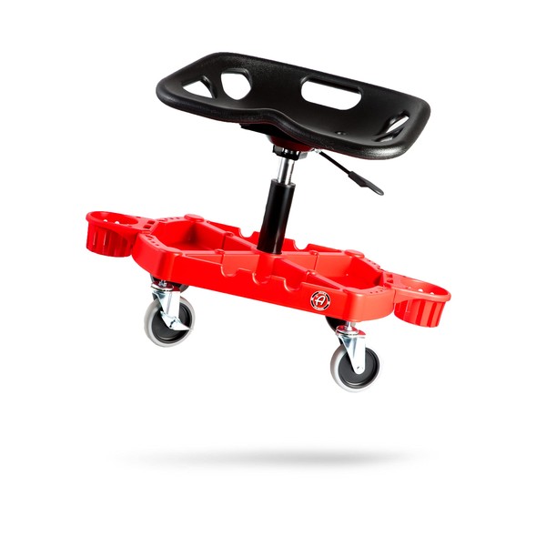 Adam's Polishes Pro Rolling Stool, Car Detailing Stool Chair, Shop