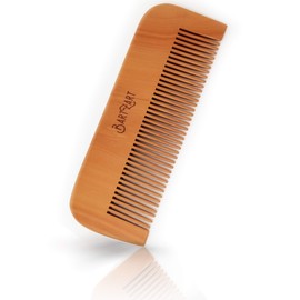 BartZart Beard Comb Made of Peach Wood I The Beard Comb Gently Detangles and Unknots Your Beard I The Perfect Addition to Your Beard Care