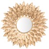 Safavieh Home Collection Lana 27-inch Gold Sunburst Round Mirror