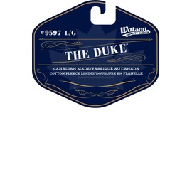 Watson Gloves The Duke Gold Winter Glove - Cotton Fleece Lining, Deerskin Leather, Drivers Style with Inset Thumb, Snug-Fitting Elastic Wrist, Slip-On Style Cuff, Made in Canada (Small)