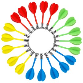 aghoer Pack of 20 Magnetic Darts, Magnetic Darts, Indoor Game Target Accessories, for Families, Bars, Arcades etc