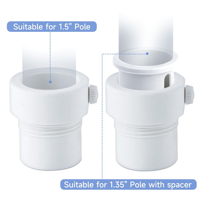Umbrella Pole Stabilizer Reducer for Baja Pool Deck Sleeves, Pool