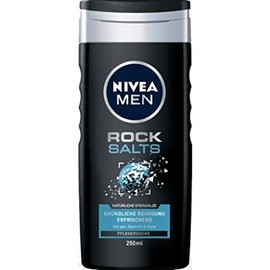 Nivea Shower Gel Men Rock Salts 250 ml Pack of 3