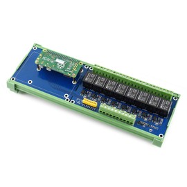 Waveshare Expansion Board 8 Channel Relay Expansion Board 5V Power Supply Compatible with Raspberry Pi A+/B+/2B/3B/3B+ Control High Voltage Home Appliances