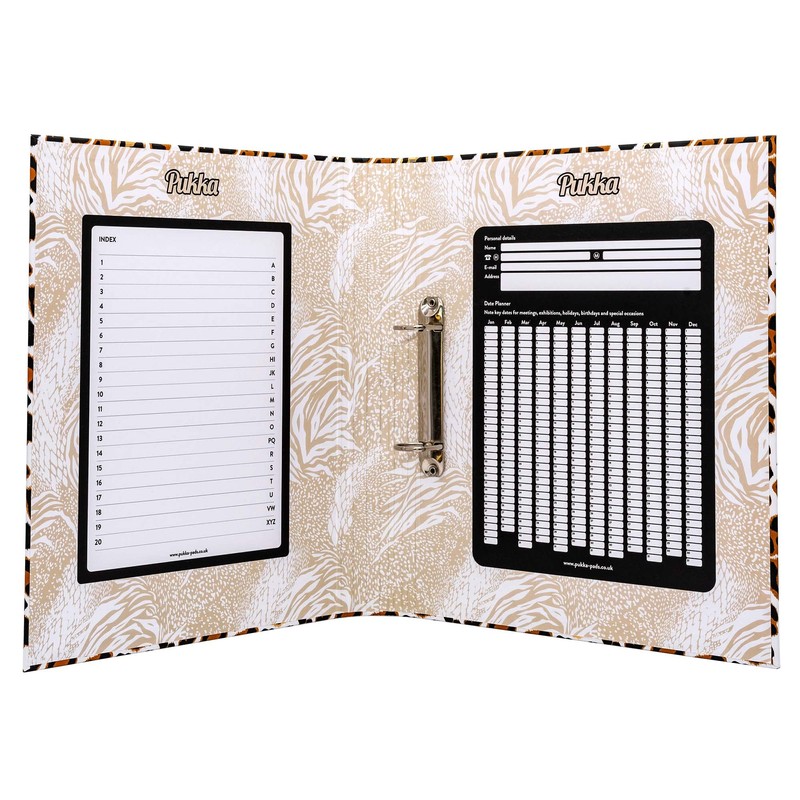 Pukka Pad, Wild A4 Preloaded Rollbound Ringbinder – includes Personal