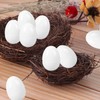 GCQJOQ Plastic Easter Eggs for Holiday Decorations and Celebrations, White