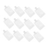Outanaya 12Pcs Portable Squeezable Lotion Bag Refillable Travel Cosmetic Pouch
