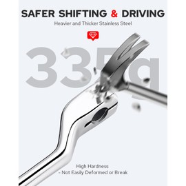 Benlari Heel Toe Shifter Pegs, 304 Stainless Steel Shifter Lever Pegs Fit for Harley Touring Street Glide Road Glide Road King Electra Glide 1988-2024, FL Softail 1986-2017, Trike 2008-2024, Chrome