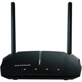 NETGEAR WiFi Router Dual Band Wireless Speed (up to 1200 Mbps) | Up to 1200 sq ft Coverage & 20 Devices | 4 x 10/100 Fast Ethernet and 1 x 2.0 USB ports (R6120-100CNS)