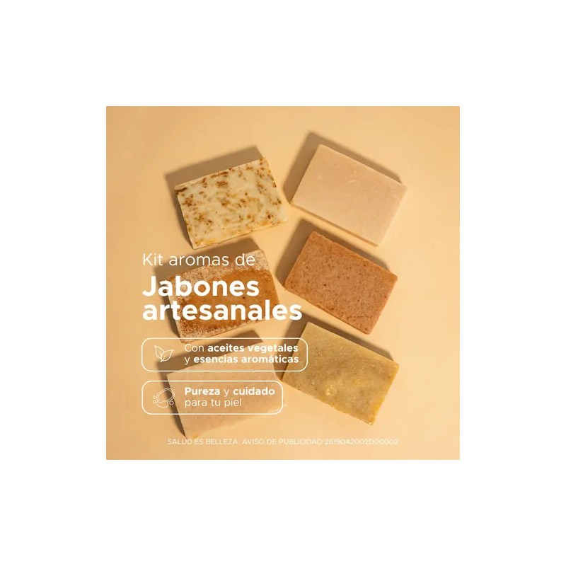 Kit Aromas · Jabones Artesanales Pacalli · 6 Pack 100g