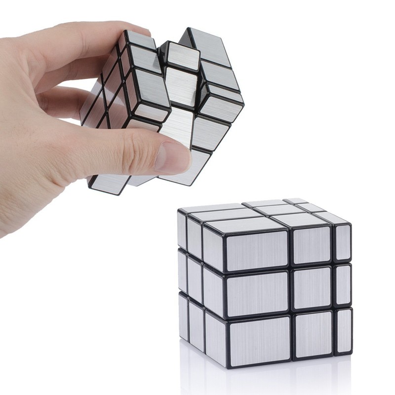 D-FantiX Shengshou 3x3x3 Mirror Cube Set, 2 Pack, ABS Plastics,